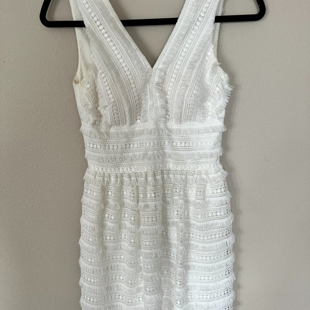 Gorgeous White Dress, Aidan Mattox, Size 0